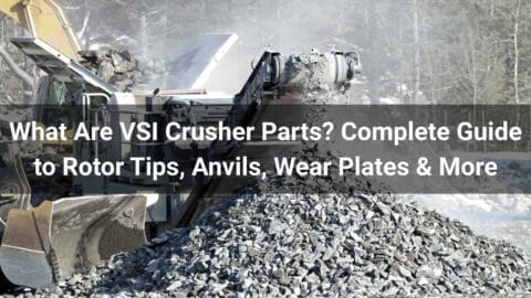 What Are VSI Crusher Parts? Complete Guide to Rotor Tips, Anvils, Wear Plates & More