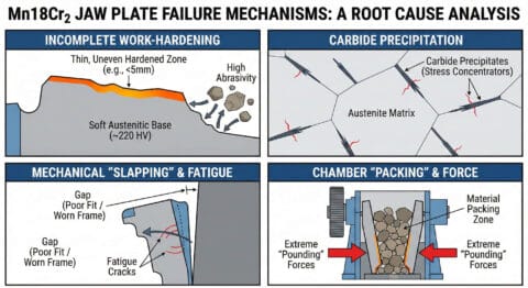 Jaw Plates Fail Prematurely